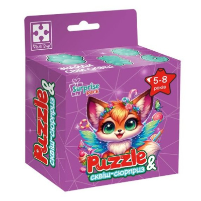 Гра розвиваюча пазли із сюрпризом Лисеня Vladi Toys VT8030-10