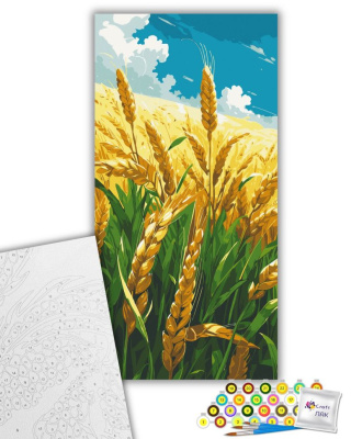 Картина по номерах Рідне поле 40х80 см Art Craft 13087-AC