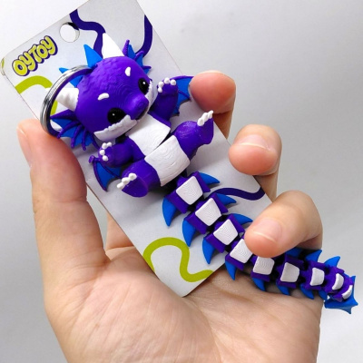 Брелок 3D друк Flexi Dragon Long Tail/ Дракон Хвостик OYTOY 5076000