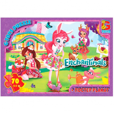 Пазли із серії Enchantimals, 70 ел. Gtoys EA213