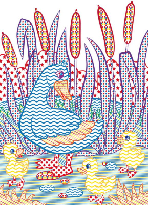 Книга Великі водні розмальовки: Птахи Crystal Book F00025880