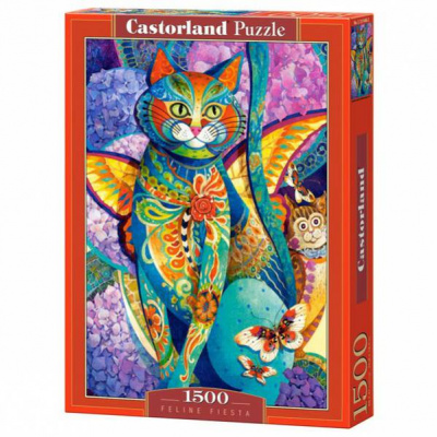 Пазли Кот художника 1500 ел Castorland C-151448
