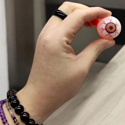 Мʼячик пострибунчик Око, 3,2 см, 60 штук MIC MS-24-10-1151