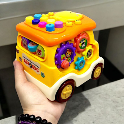 Інтерактивна іграшка Музичний Автобус (жовтий) Wtoys 49202