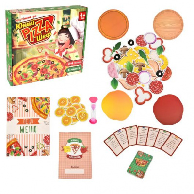 Настільна гра Юний Pizza Шеф, українською мовою Strateg 30781