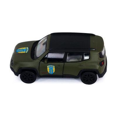 Машинка металева із серії Шеврони Героїв - JEEP Renegade Trailhawk - Айдар TechnoDrive 250351W