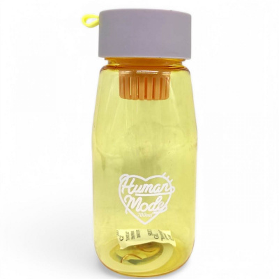 Пляшка для води з ситечком (0,7 л), жовта MIC 2315/XH-26