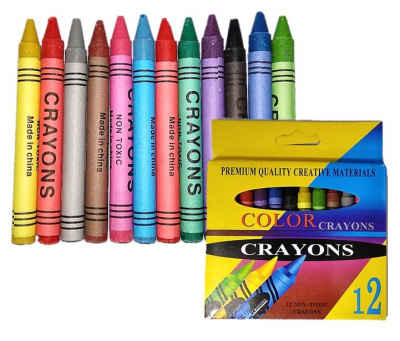 Воскові олівці Crayons, 12 шт Color-it S-2688A