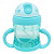 Поїльник з трубочкою, 150 мл, блакитний MIC №0321