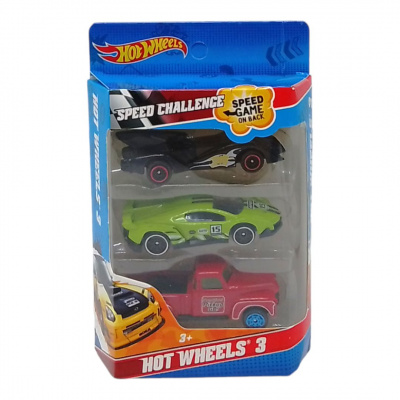 Набір металевих машинок Hot Wheels, 3 штуки,  Вид 4 MIC TF906