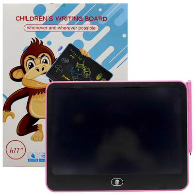 Планшет дитячий для малювання, LCD екран 11” (рожевий) MIC H11C
