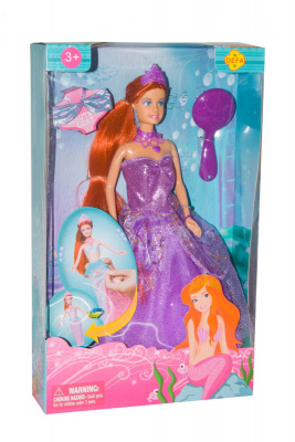 Лялька Defa: принцеса русалка (у фіолетовому) DEFA 8188