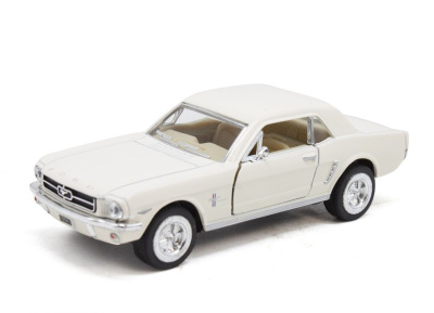 Машинка KINSMART Ford Mustang +1964 (біла) Kinsmart KT5351W