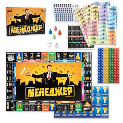 Настільна економічна гра Менеджер (укр) Strateg 30342