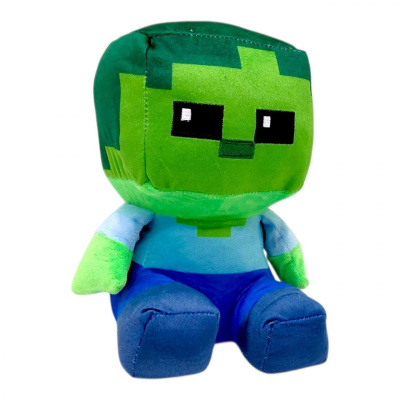 Мʼяка іграшка герой Майнкрафт / Minecraft: ЗОМБІ 22 см MIC KA-23-6079