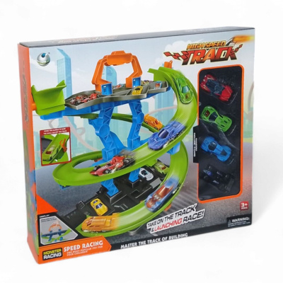 Трек-паркінг High Speed Track, 4 машинки HSGlobal Toys 011-96