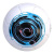 Мʼяч футбольний 5 PVC 400 г (СИНІЙ) MIC BT-FB-0391