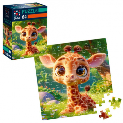 Пазли De.tail. Малий жираф 64 деталі Vladi Toys DT1234-13