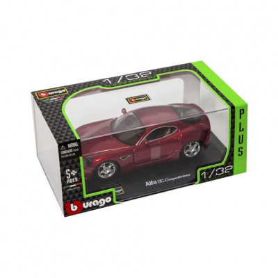 Дитяча автомодель ALFA 8C COMPETIZIONE Bburago 18-43004 червоний металік, 1:32