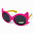 Дитячі сонцезахисні окуляри Киця (малинові) MIC 1417