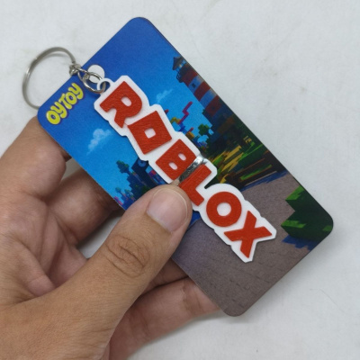 Брелок 3d друк Roblox Logo / Напис Roblox Keychain OYTOY 2017100