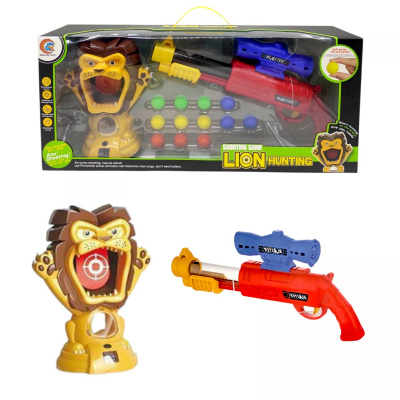 Помпова іграшкова зброя «Лев» для стрільби QING XIN TOYS 688-3/4