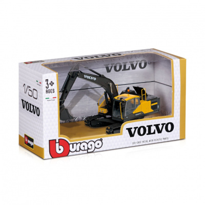 Автомодель "Екскаватор Volvo EC220E" Bburago 18-32086 серії Construction