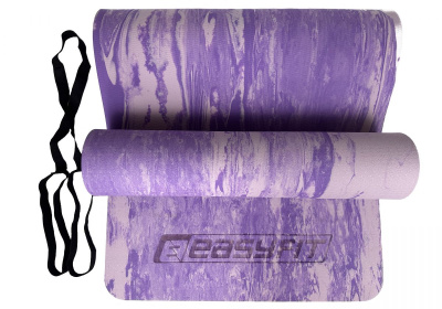 Килимок для йоги та фітнеса EasyFit s-EVA Mat 8 мм Фіолетовий EasyFit EF-1911-V