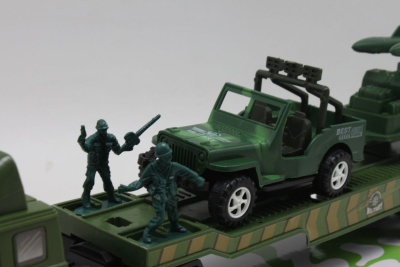 Трейлер-автовоз військовий Military truck MIC SY-871E