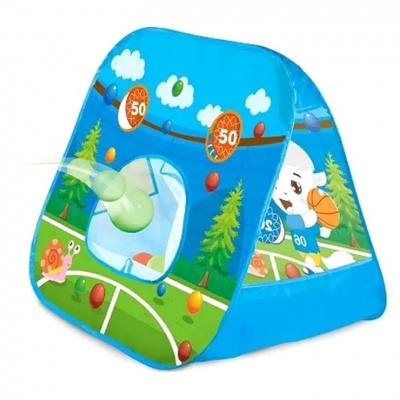 Намет-мішень, кульки для гри,  86 х 60 х 70 см, у сумці (синій) XINZE MR1262