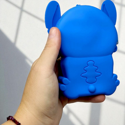 Сумочка дитяча Стіч (силікон) 14 см MIC Stich