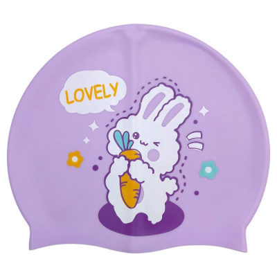 Шапочка для плавання силіконова, у пакеті ʼЗАЄЦЬ (БУЗКОВА) MIC G26495