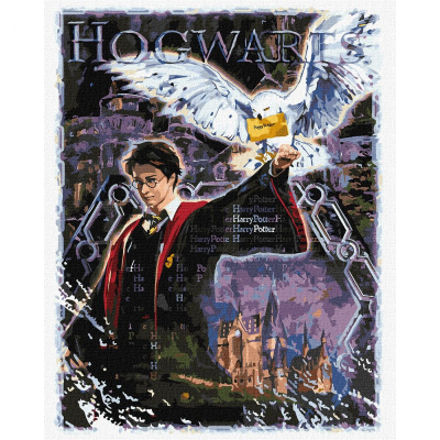 Картина по номерах WB Harry Potter: Атмосфера магії 40х50 см Ідейка KHO5263