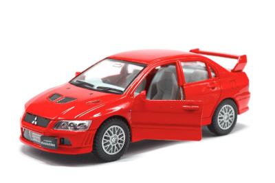 Машинка KINSMART Mitsubishi Lancer Evolution (червона) Kinsmart KT5052W