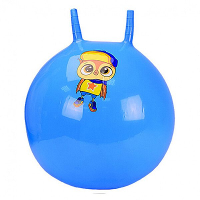 Мʼяч для фітнесу Тваринка (блакитний) MIC CB4501