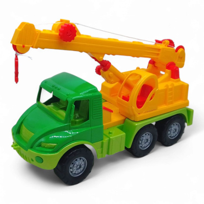 Машинка пластикова Автокран, зелений Colorplast 640