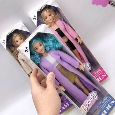 Лялька в пальто Fashion Beauty 29см (БЕЖЕВА) MIC ST9986-16