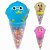 Слайм-лизун ріжок морозива Качечка, мікс, 1 штука MIC RF-861