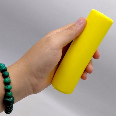Сквіш антистресс Масло Кругле 13cm жовте MIC 712372