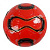 Мʼяч футбольний №2, матеріал PVC (червоний) MIC C70134