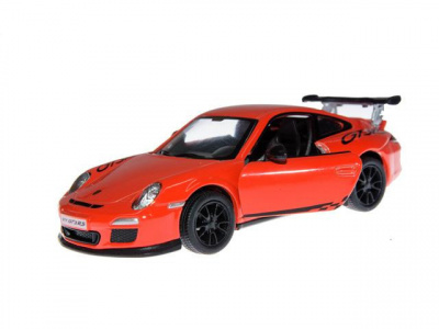 Колекційна іграшкова машинка PORSCHE 911 GTS RS KT5352W інерційна  Помаранчевий