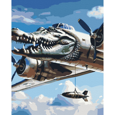 Картина по номерам Bombardino Crocodile 40x50 см. Brushme BS54388