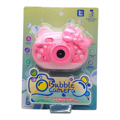 Генератор мильних бульбашок Камера аніме Hello Kitty (рожевий) MIC 76-3A