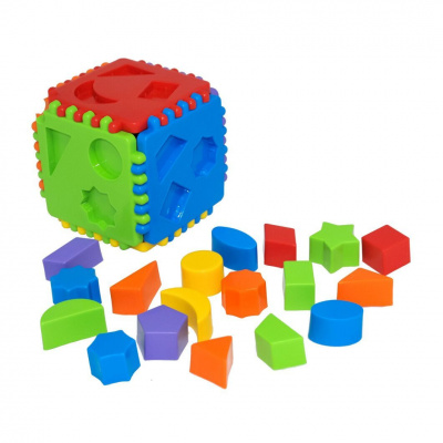 Іграшка-сортер Educational cube 24 елементи TIGRES 39781