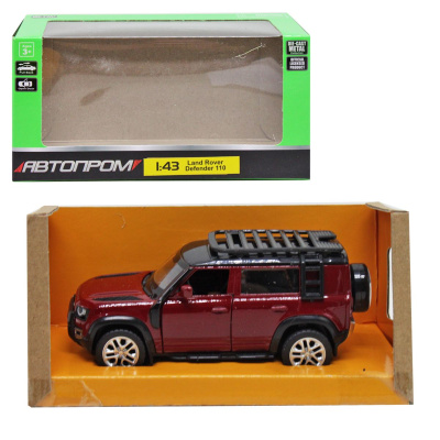 Машинка Автопром Land Rover Defender (червоний) Автопром 4356
