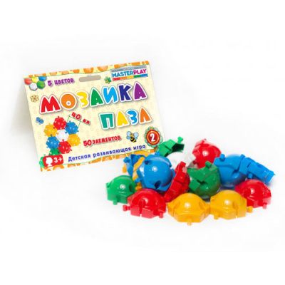 Мозаїка пазл Master Play (50 дет) Colorplast 1-143
