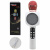 Бездротовий мікрофон Hi-fi Speaker, білий MIC C60086