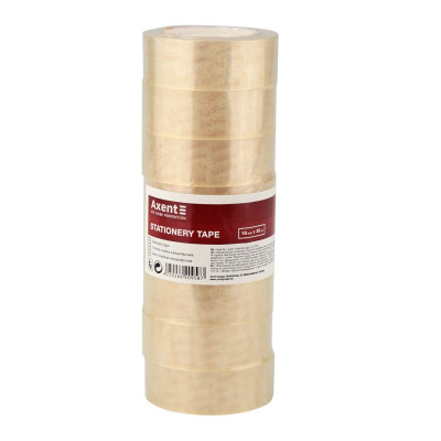 Стрічка клейка канцелярська 18мм*30ярд, 40 мкм Axent 3015-A