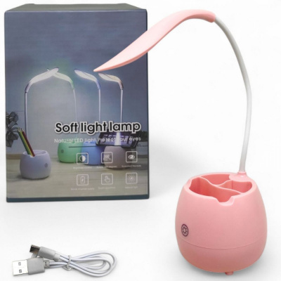 Настільна лампа Soft Light (40 см), персикова MIC SST-817