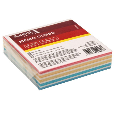 Блок паперу для нотаток COLOR, 220 аркушів Axent D8022